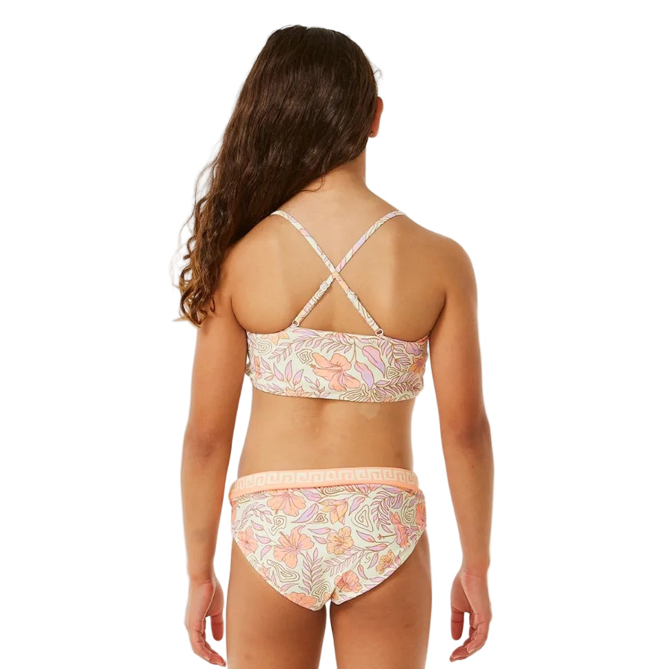Rip Curl Hidden Tropic Girls Bikini - Lemon Ice