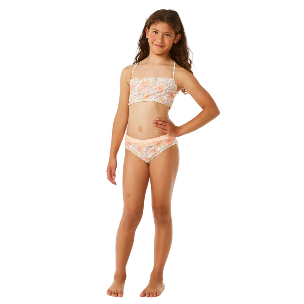 Rip Curl Hidden Tropic Girls Bikini - Lemon Ice