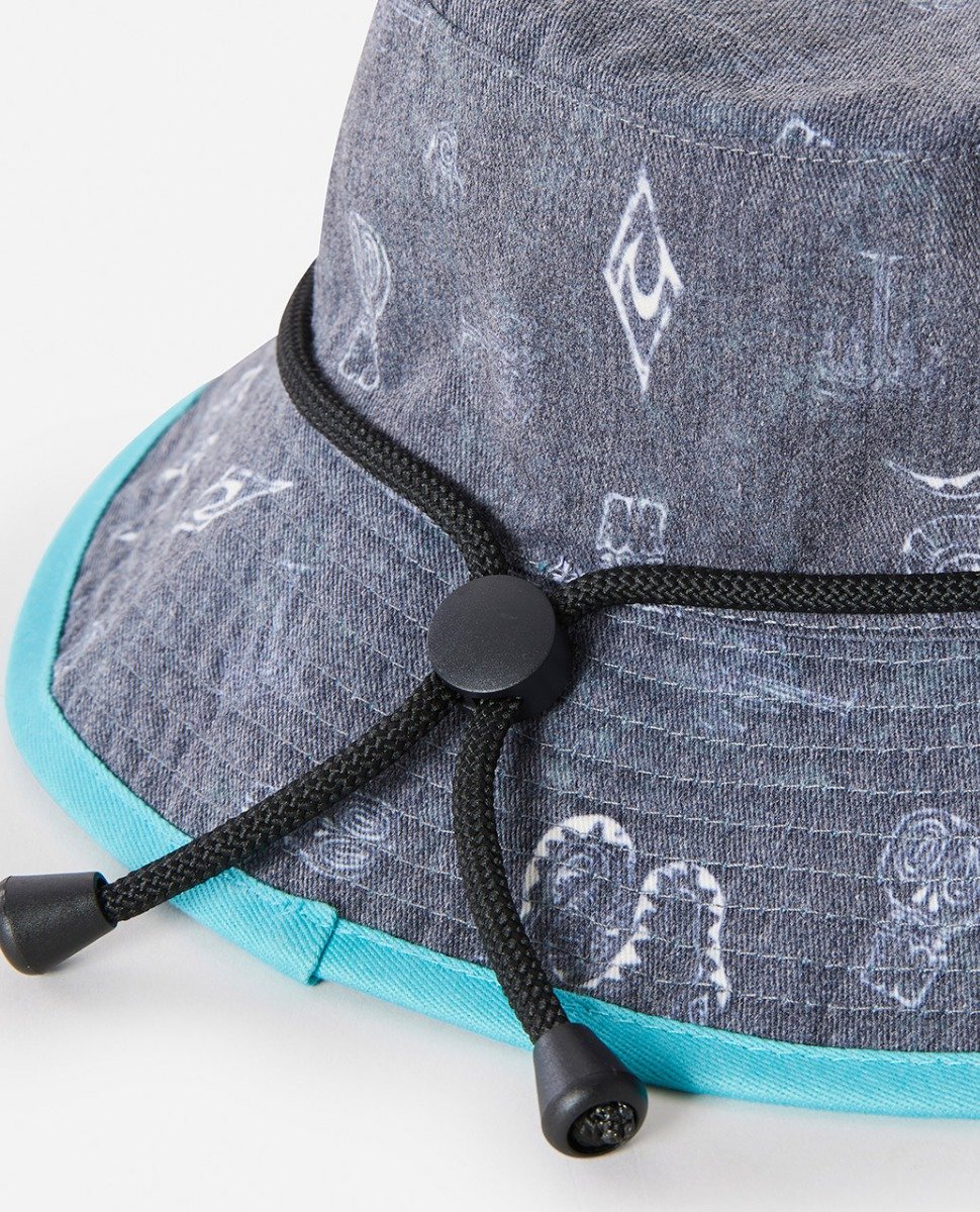 Rip Curl Revo Revo Boys Wide Brim Hat - Aqua