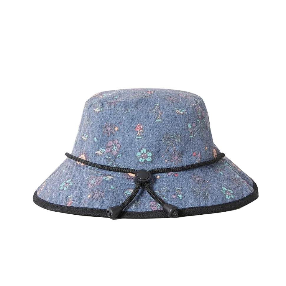 Rip Curl Revo Revo Boys Wide Brim Hat - Dark Blue