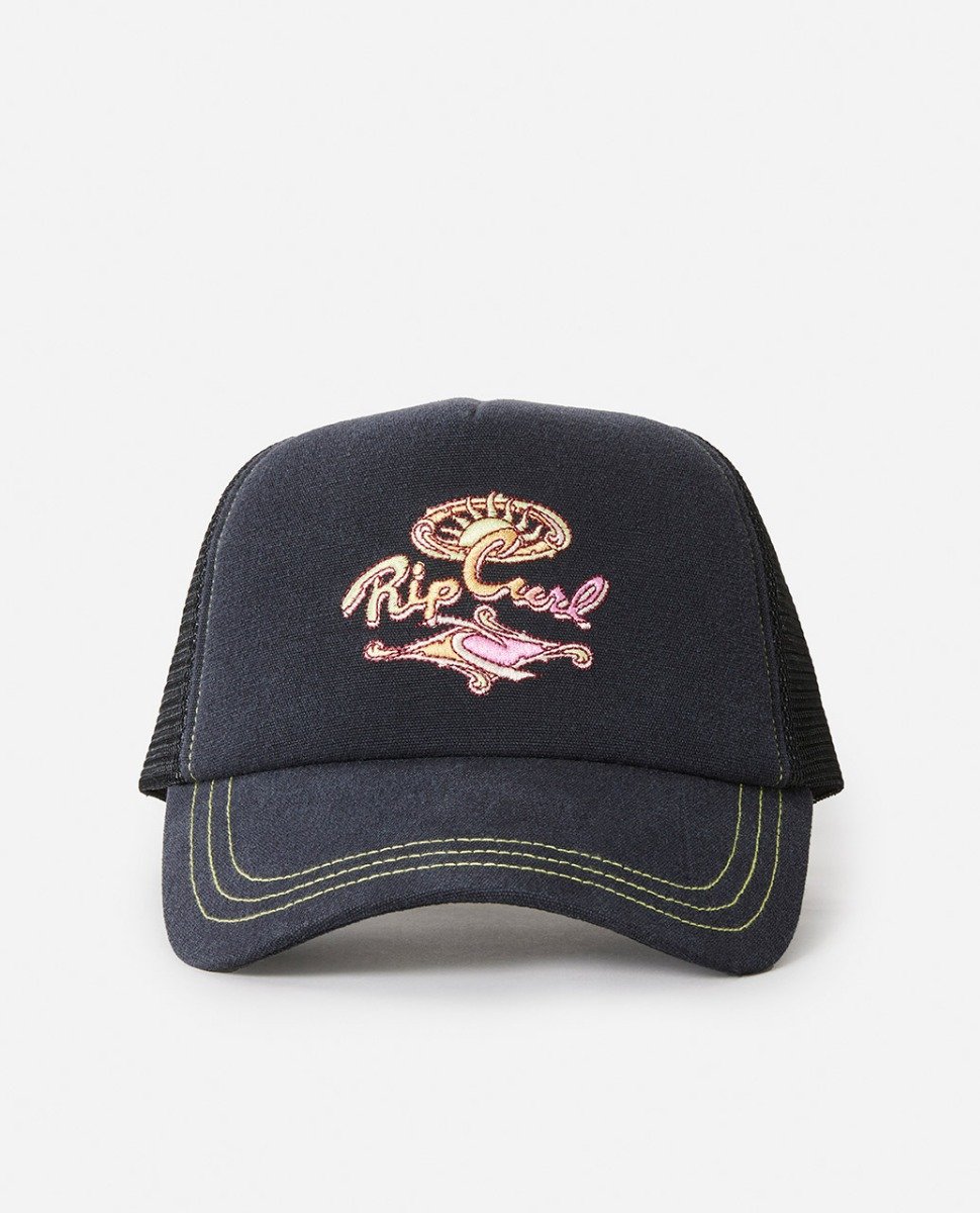Rip Curl Mixed Revival Women's Trucker Cap - Washed Black