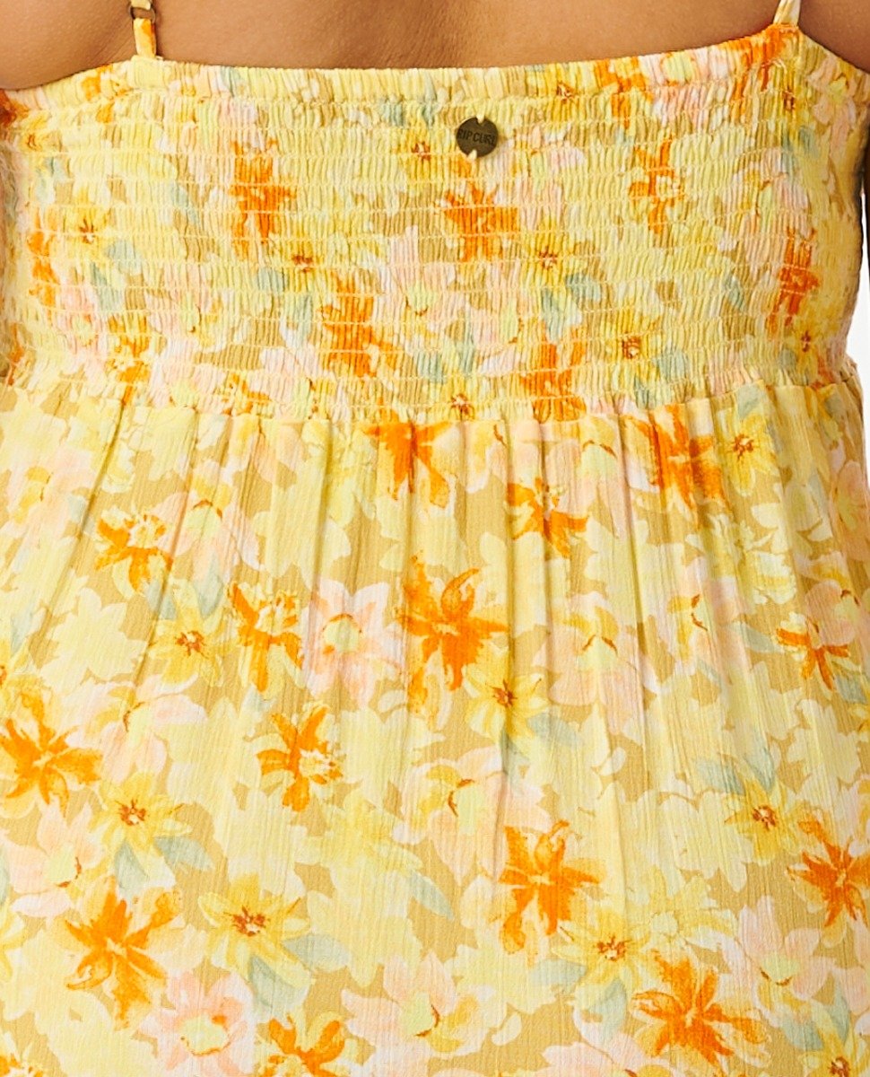 Rip Curl Summer Rain Women's Midi Dress - Straw