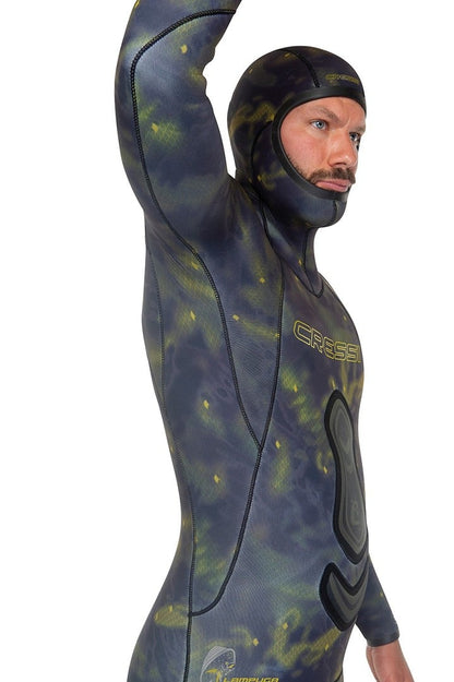 Cressi Lampuga Men's 2-Piece Spearfishing 7+5mm Wetsuit - Camo