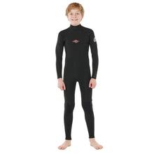 Rip Curl Kids Dawn Patrol Back Zip 4/3mm Wetsuit in Black