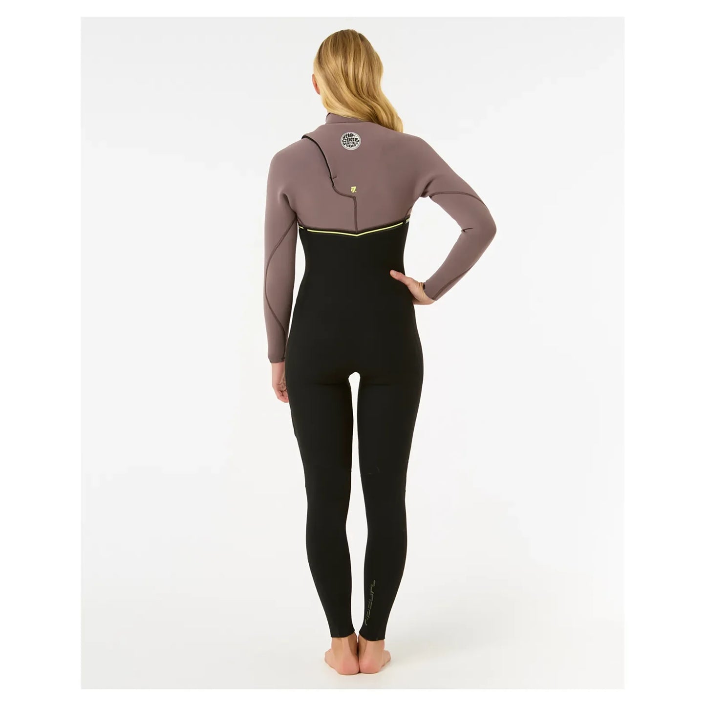 Rip Curl Women's E Bomb 4/3mm Zip Free Wetsuit - Eggplant 24/25 - Buy online today