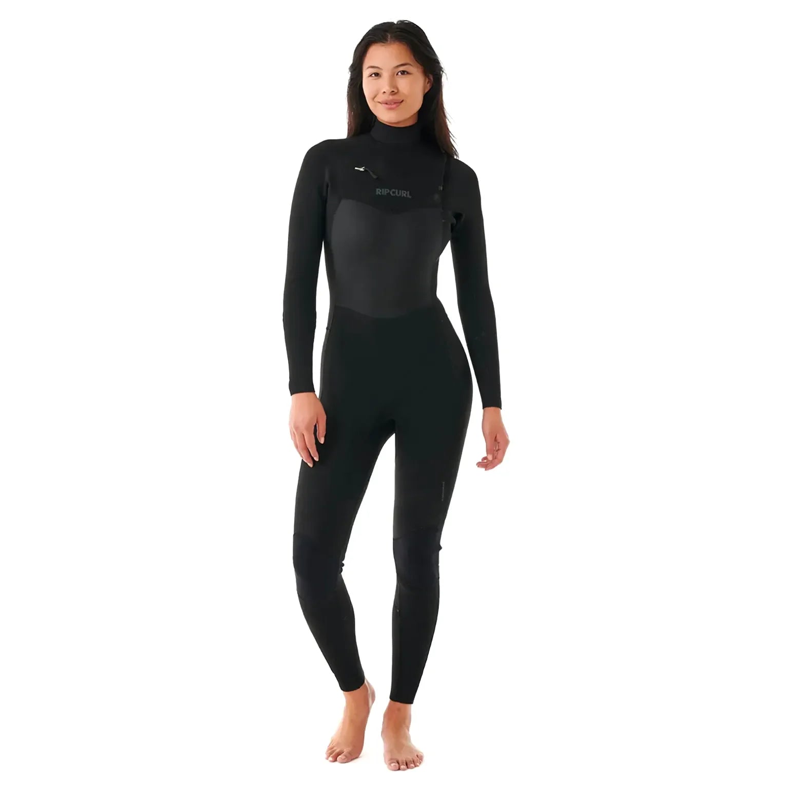 Rip Curl Women's Dawn Patrol 4/3mm Chest Zip Wetsuit - Black 2025 - Buy online today
