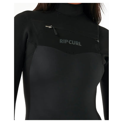 Rip Curl Women's Dawn Patrol 4/3mm Chest Zip Wetsuit - Black 2025 - Buy online today