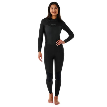 Rip Curl Women's Dawn Patrol 4/3 Back Zip Wetsuit - Black - 2025/26 - Buy online today