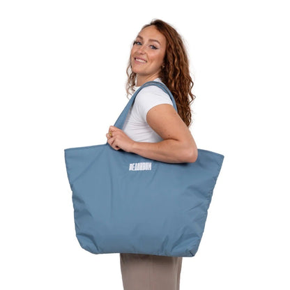 Beachbum Recycled Reversible Tote Bag - Sea Blue