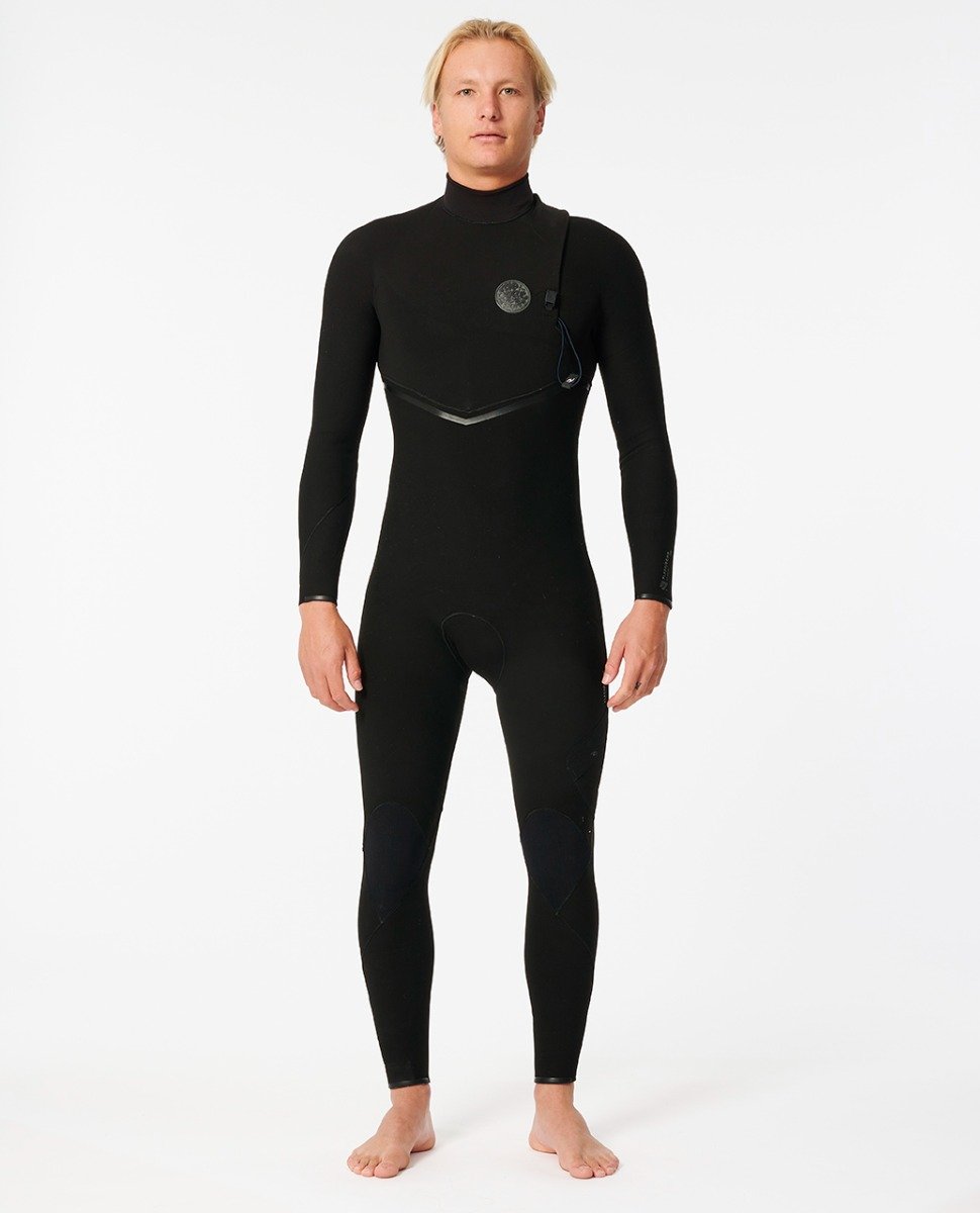 Rip Curl Flashbomb 3/2mm Zip Free Wetsuit - Black