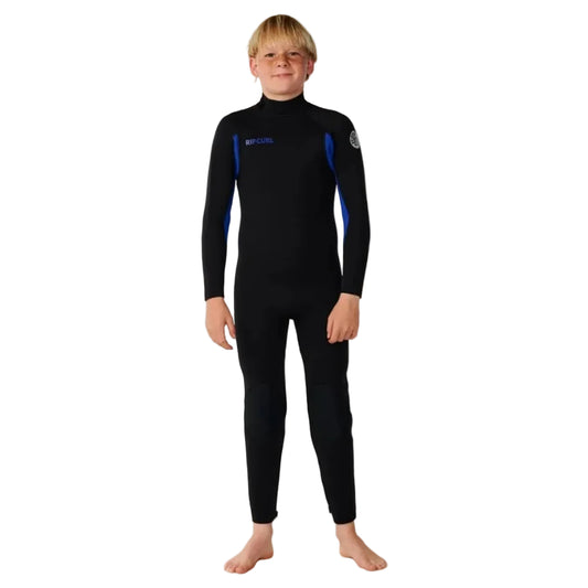 Rip Curl Kids Trad Back Zip 4/3mm Wetsuit in Blue