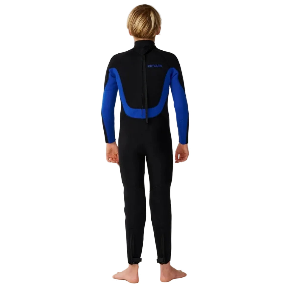Rip Curl Kids Trad Back Zip 3/2mm Summer Wetsuit 2026 - Blue