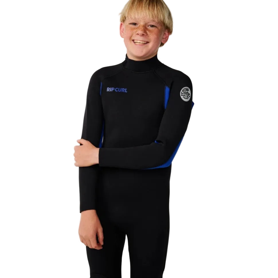 Rip Curl Kids Trad Back Zip 3/2mm Summer Wetsuit 2026 - Blue