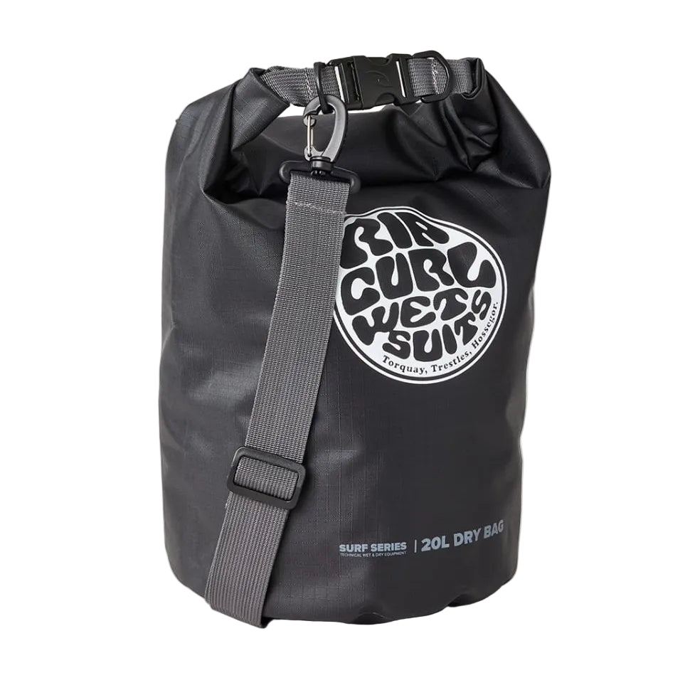 Rip Curl Surf Series Barrel Bag 20L - Black/Grey