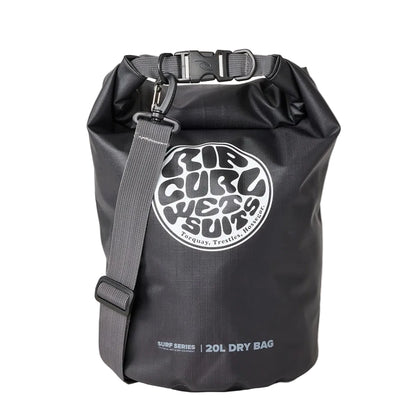Rip Curl Surf Series Barrel Bag 20L in Black/Grey