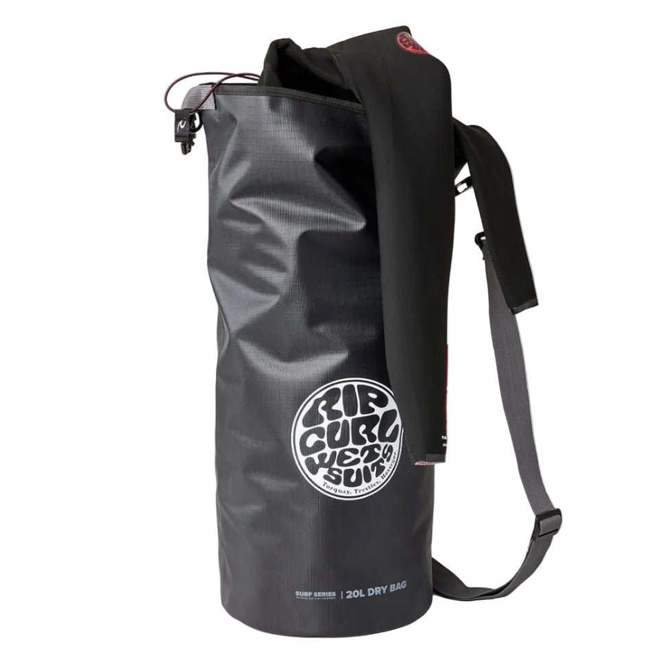 Rip Curl Surf Series Barrel Bag 20L - Black/Grey