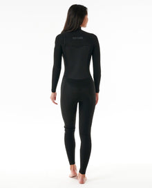 Rip Curl Dawn Patrol 5/3mm Women's Chest Zip Wetsuit 2025 - Black