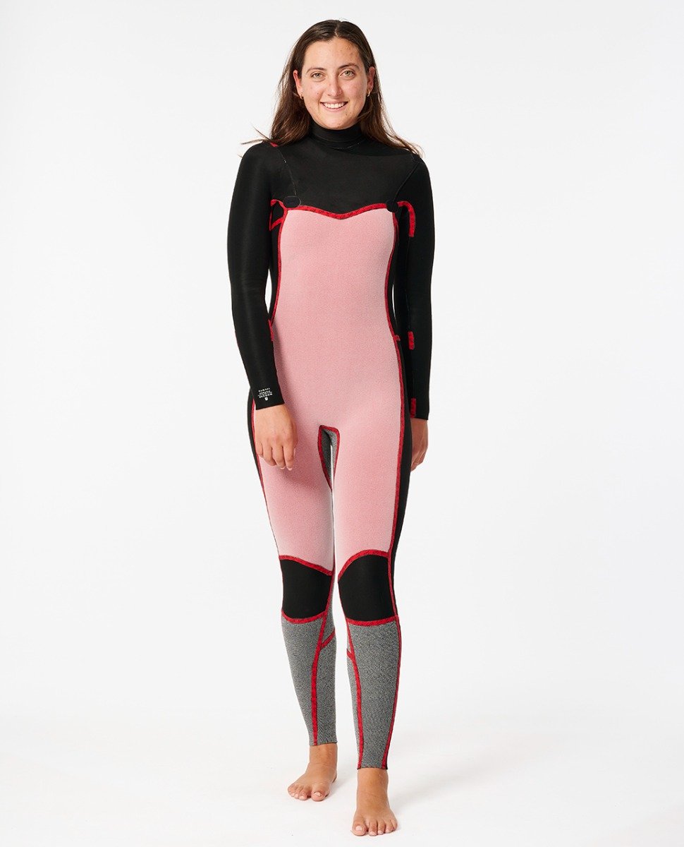 Rip Curl Dawn Patrol 5/3mm Women's Chest Zip Wetsuit 2025 - Black