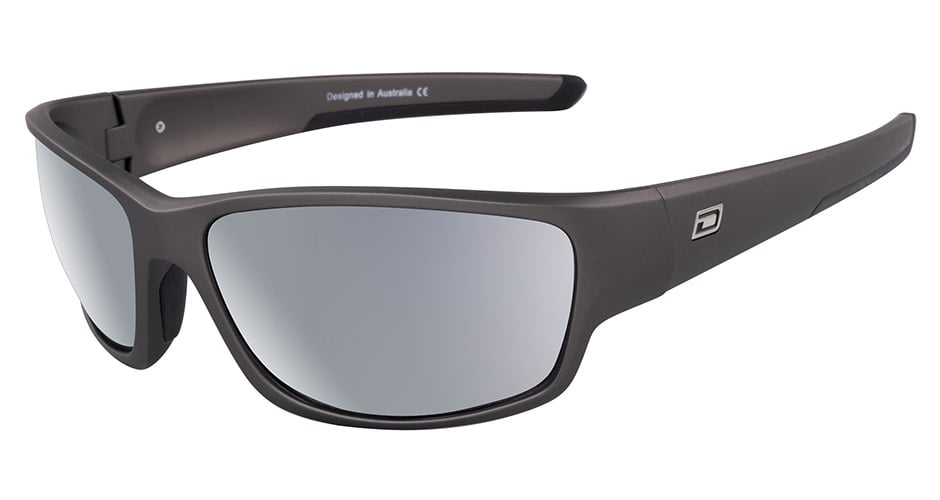 Dirty Dog Sport Chain Polarised Sunglasses - Dark Grey/Silver