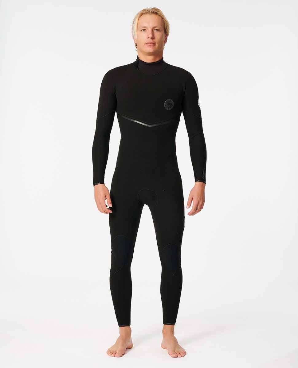 Rip Curl E-Bomb 5/3mm Men's Back Zip Winter Wetsuit 2025 - Black