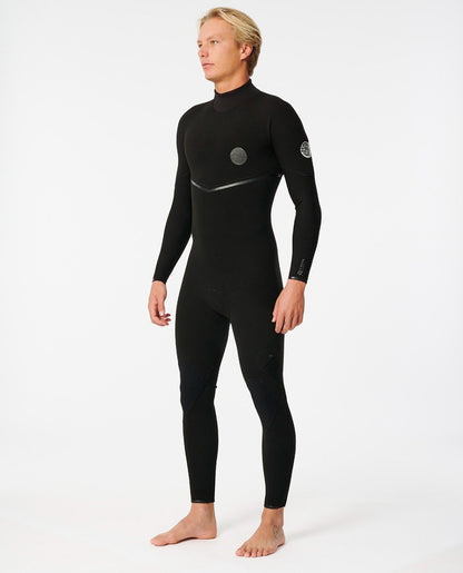 Rip Curl E-Bomb 5/3mm Men's Back Zip Winter Wetsuit 2025 - Black