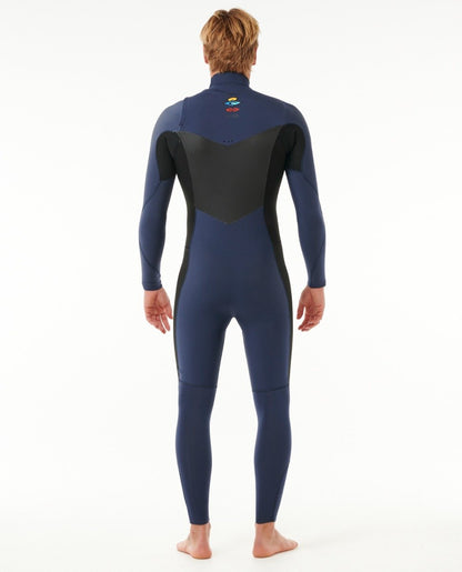 Rip Curl Dawn Patrol 4/3mm Chest Zip Wetsuit - Dark Navy