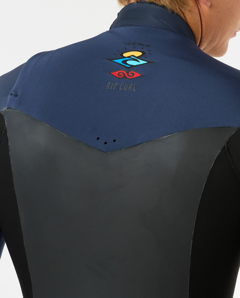 Rip Curl Dawn Patrol 4/3mm Chest Zip Wetsuit - Dark Navy