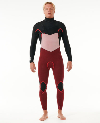 Rip Curl Dawn Patrol 4/3mm Chest Zip Wetsuit - Dark Navy