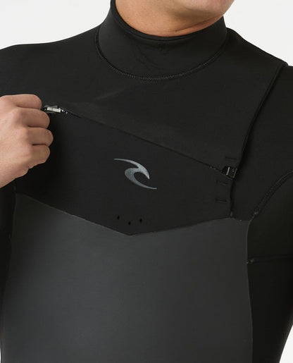 Rip Curl Dawn Patrol Performance 3/2mm Mens Chest Zip Wetsuit 2025 - Black