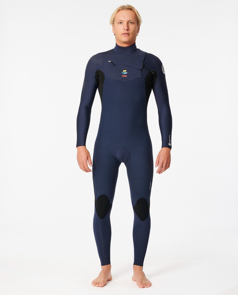 Rip Curl Dawn Patrol Performance 3/2mm Men's Chest Zip Wetsuit 2025 - Dark Navy