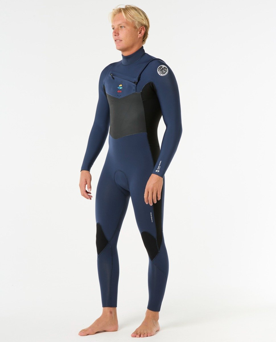Rip Curl Dawn Patrol Performance 3/2mm Men's Chest Zip Wetsuit 2025 - Dark Navy