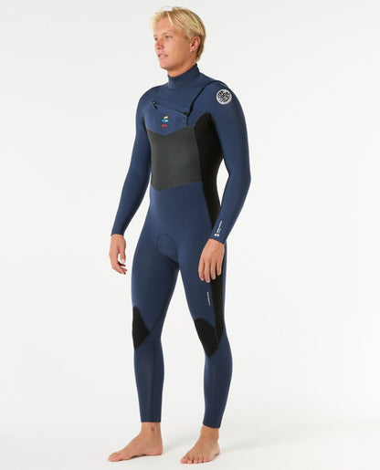 Rip Curl Dawn Patrol Performance 3/2mm Men's Chest Zip Wetsuit 2025 - Dark Navy
