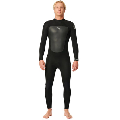 Rip Curl Omega 5/3mm Men's Back Zip Wetsuit - Black