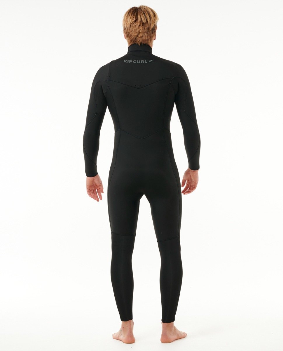 Rip Curl Dawn Patrol Performance Chest Zip 4/3mm Wetsuit 2025 - Black