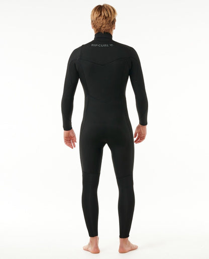 Rip Curl Dawn Patrol Performance Chest Zip 4/3mm Wetsuit 2025 - Black