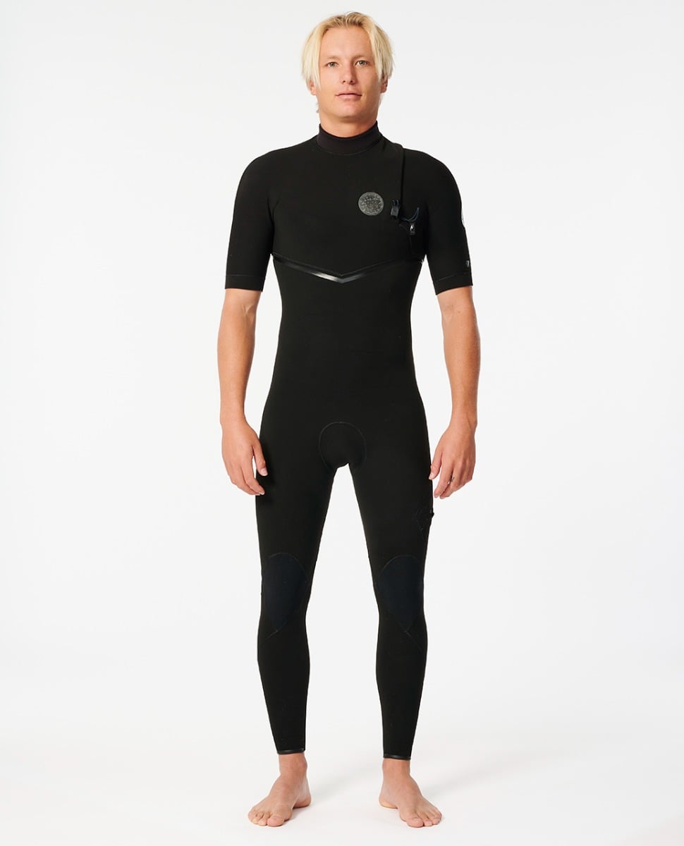 Rip Curl Dawn Patrol 3/2mm Mens Back Zip Wetsuit - Black