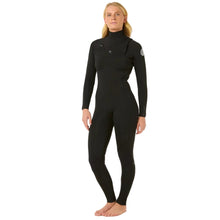 Rip Curl Womens Dawn Patrol Chest Zip 5/3mm Winter Wetsuit in Black