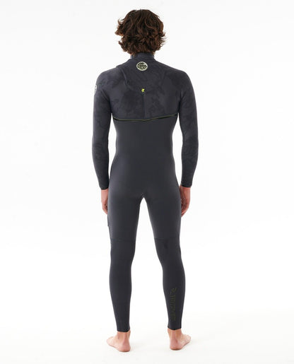 Rip Curl E-Bomb 3/2mm Men's Zip Free Summer Wetsuit - Charcoal