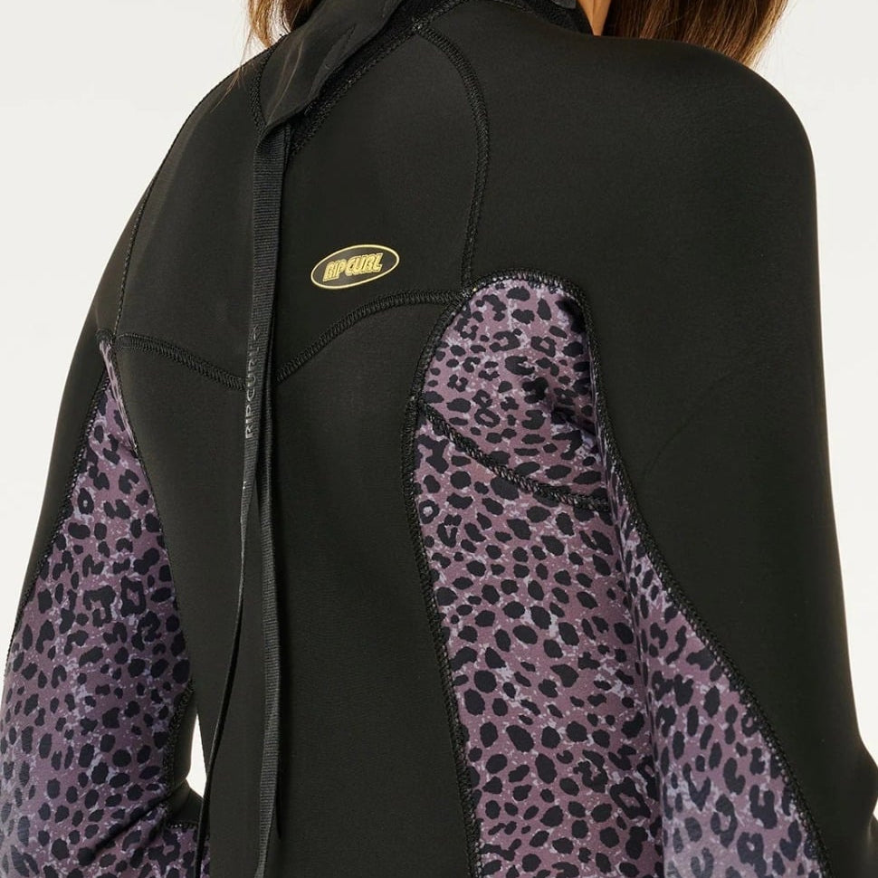 Rip Curl Womens Dawn Patrol Back Zip 4/3mm Wetsuit in Natural