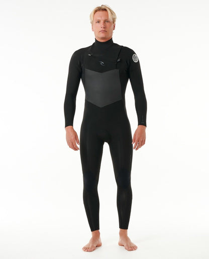 Rip Curl Dawn Patrol 5/3mm Mens Chest Zip Winter Wetsuit  - Black
