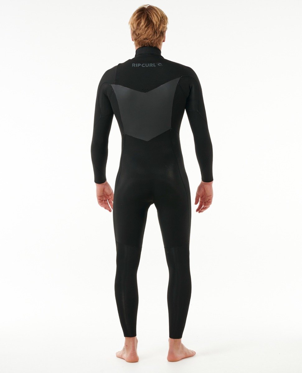 Rip Curl Dawn Patrol 5/3mm Men's Chest Zip Winter Wetsuit 2024 - Black