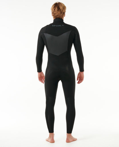 Rip Curl Dawn Patrol 5/3mm Men's Chest Zip Winter Wetsuit 2024 - Black