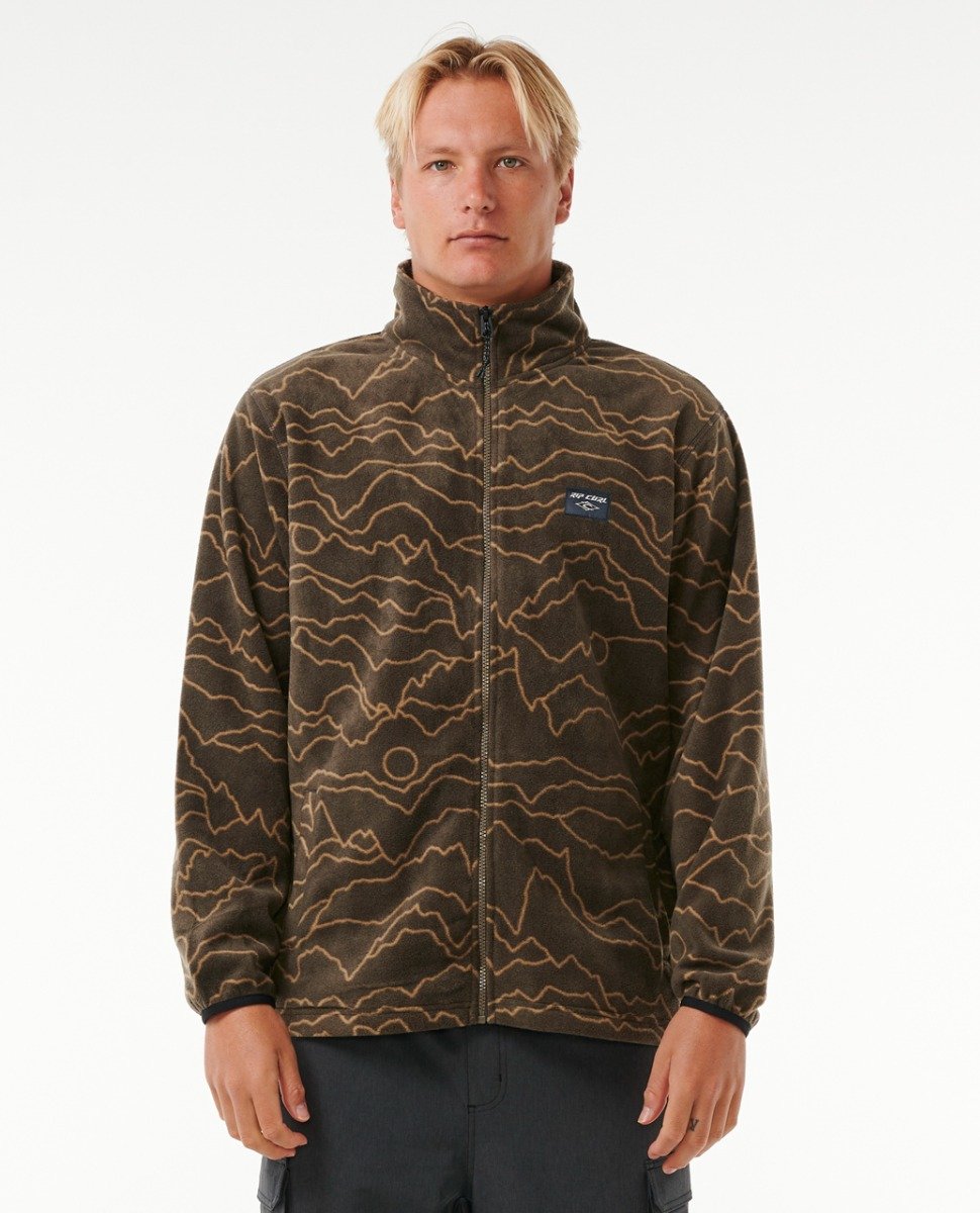 Rip Curl Fun Times Polar Fleece in Rock
