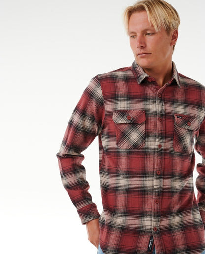 Rip Curl Men's Count Flannel Shirt - Apple Butter