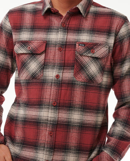 Rip Curl Men's Count Flannel Shirt - Apple Butter
