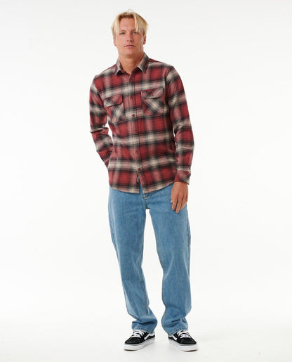 Rip Curl Men's Count Flannel Shirt - Apple Butter