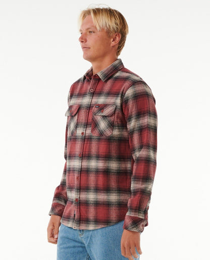 Rip Curl Men's Count Flannel Shirt - Apple Butter