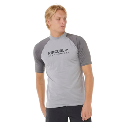 Rip Curl Shock UPF Rash Top in Grey Marle