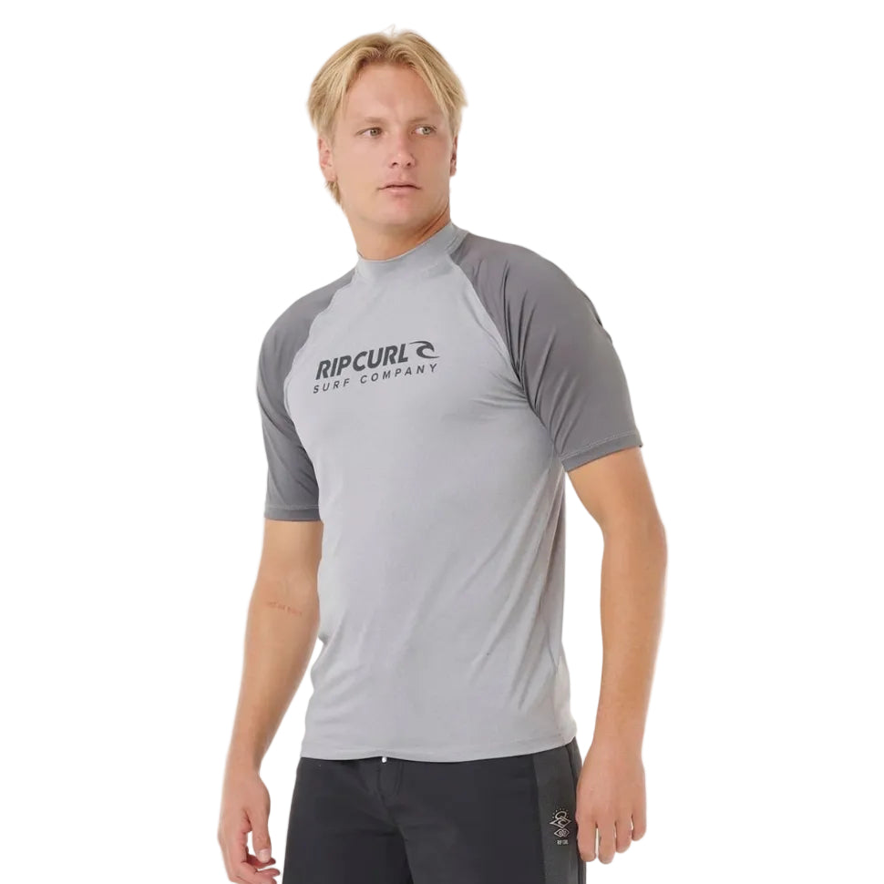 Rip Curl Shock UPF Rash Top - Grey Marle
