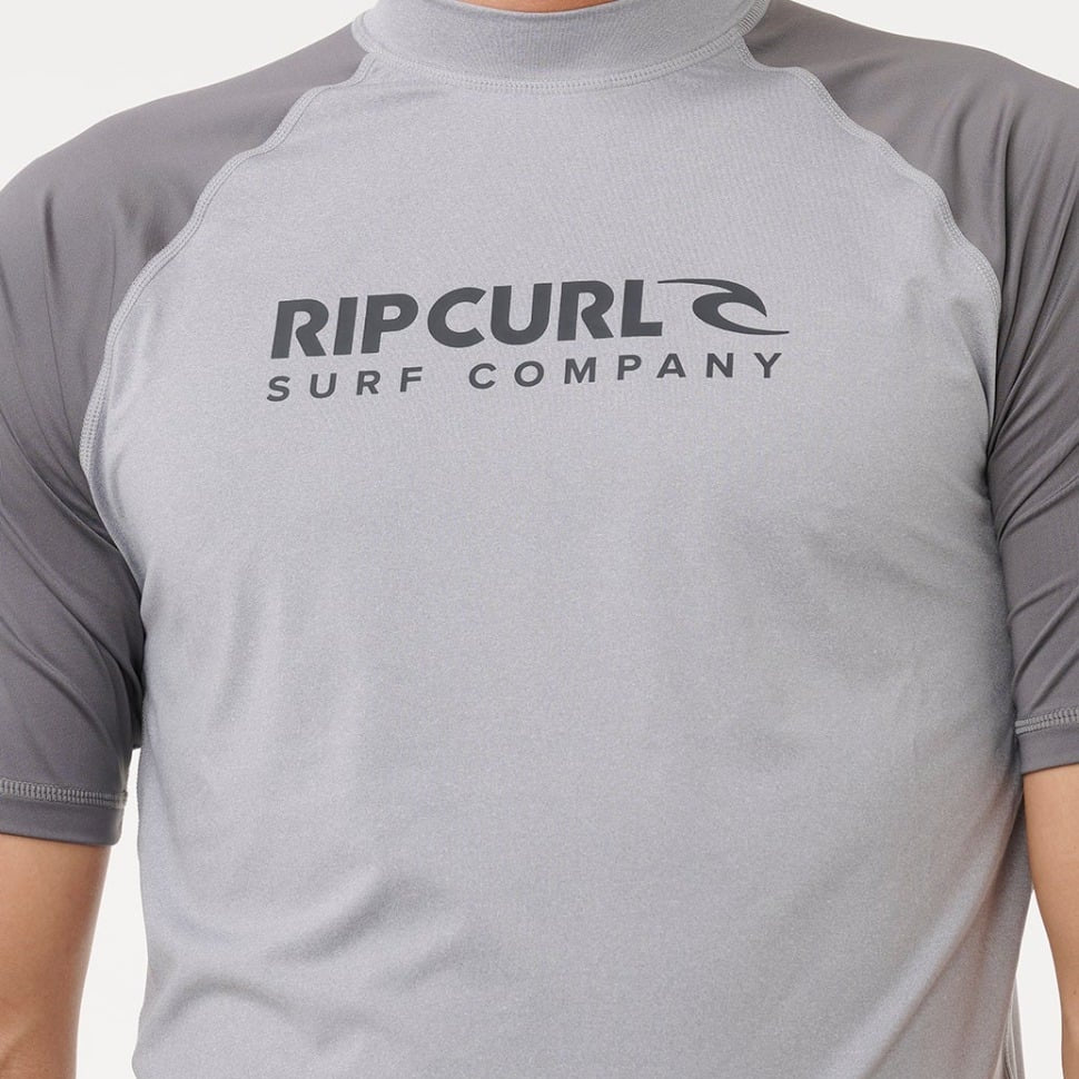 Rip Curl Shock UPF Rash Top - Grey Marle